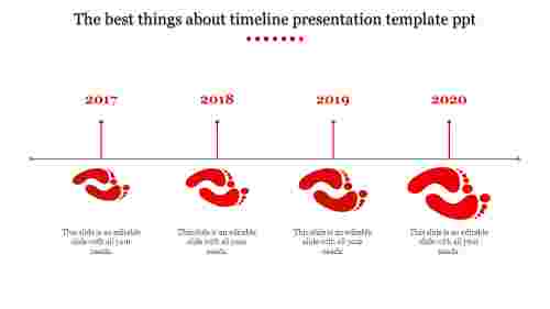 timeline presentation template ppt-The best things about timeline presentation template ppt-Red